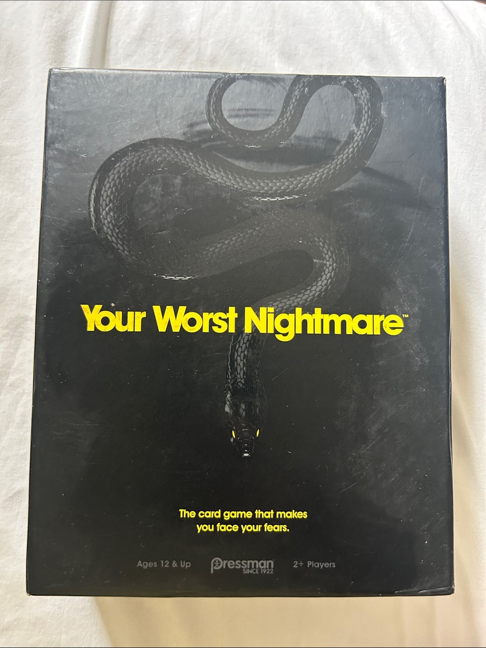 Your Worst Nightmare Card Game - Party Game by Pressman-Face your FEARS!!